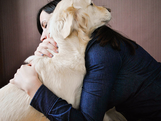 Como abraçar um cachorro